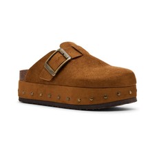 Women's Luna Platform Slip-On Clogs Chestnut