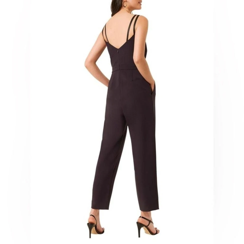 NWT FRENCH CONNECTION Anana Whisper Jumpsuit sz 12 Utility Blue - Image 2 of 4