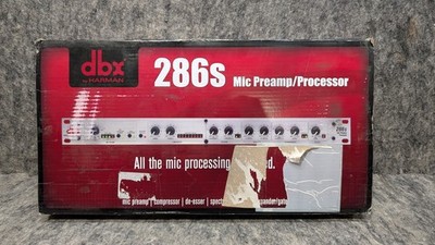 DBX 286S Mic Pre-Amp Processor 286 S Microphone/Instrument Preamp, Phantom Power