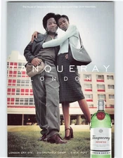 Postcard Tanqueray London Dry Gin Advertisement