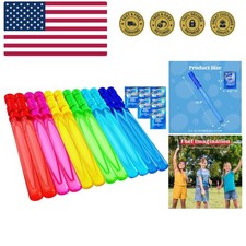 36 Pack 14.6    Big Bubble Wands Bulk, Bubble Blower for Kids, Party Favors, E...