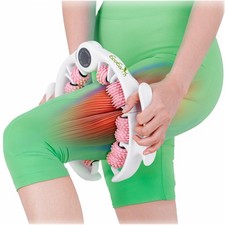 EcoEarth Cellulite Massage Roller - Handheld Fascia Massager with Detachable ...