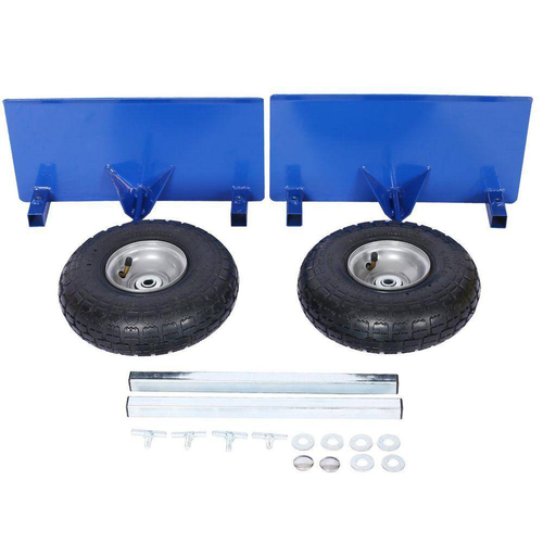 600 Lbs Panel Dolly in Blue with 10In. Pneumatic Wheels - Afbeelding 6 van 12