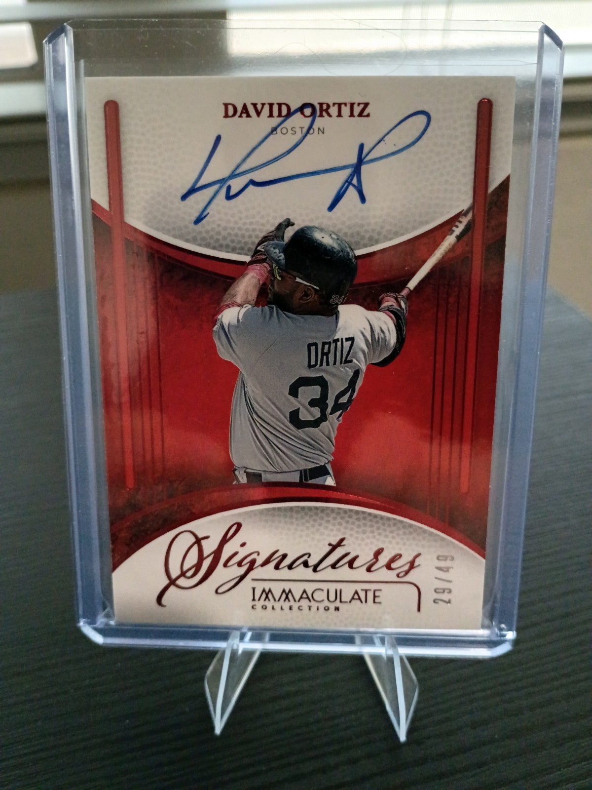 2026 Panini Immaculate Collection Signatures David Ortiz 29/49 Card #IS-DO