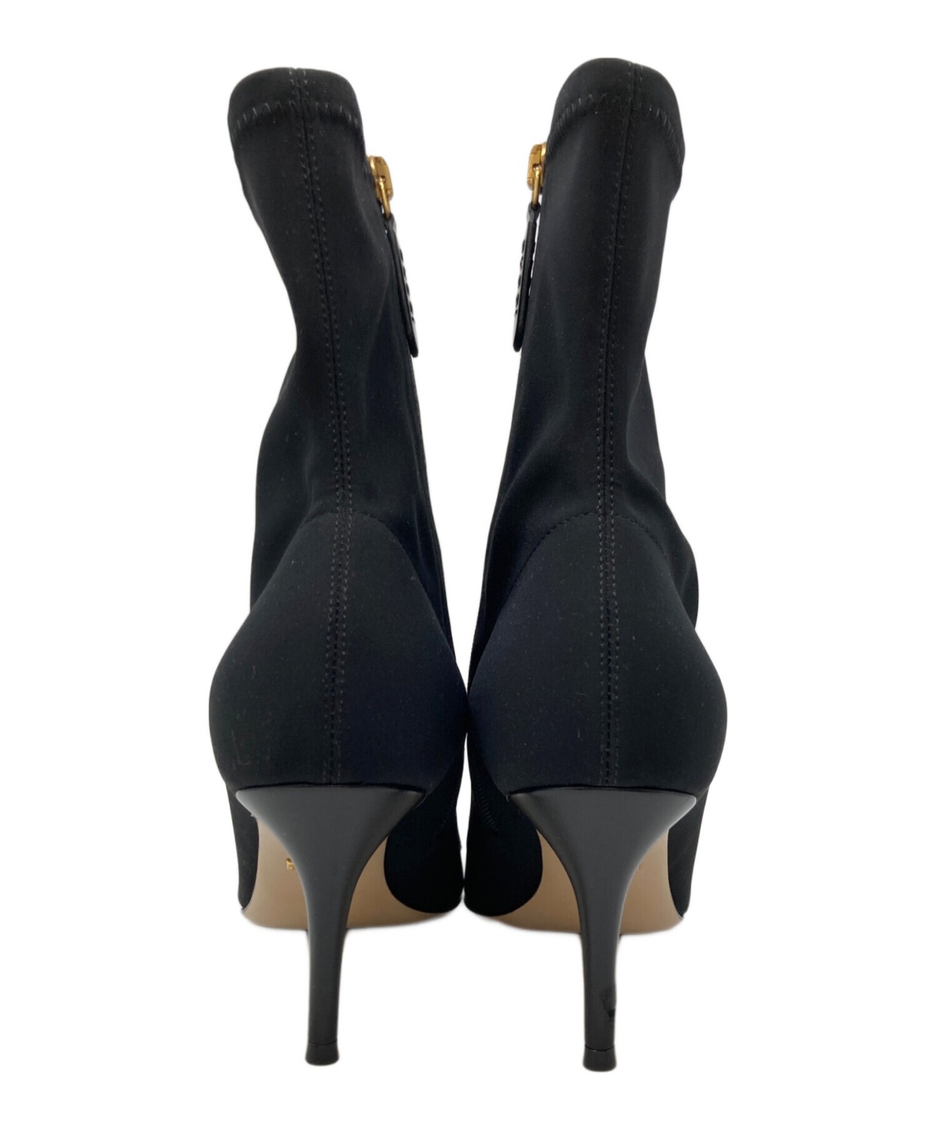 GUCCI Short Boots Shoes Interlocking  EU 37 US 7 Black Authentic thumbnail 3