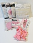 Pink and White Party Decor Paper Puffs Garland Pink Balloons Party Decorations — photo 1
