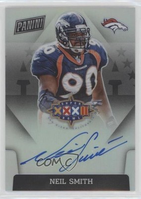 2020 Panini Prizm Super Bowl Signatures Neil Smith #SBXXXII-NS Auto 0t58