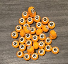 Set Of 37 Orange Bracelet Beads