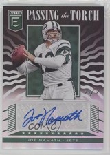 2019 Panini Donruss Elite Black 1/1 Joe Namath #PTT-3 Auto HOF 1fl4
