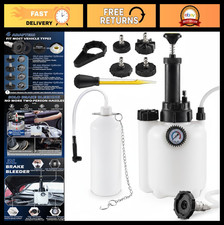 3L Brake Fluid Bleeder Kit  1L Catch Bottle, Manual Pressure Bleeder Tool, Upgr