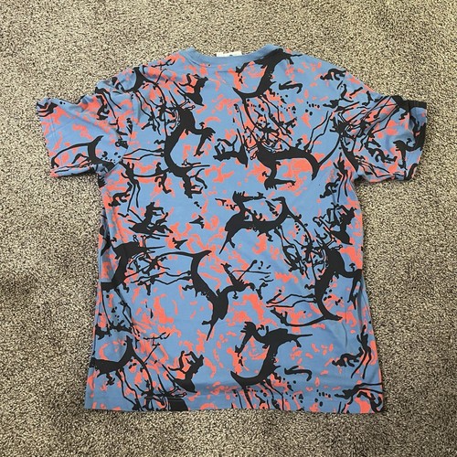 Adidas Adventure All Over Print T-Shirt Men's Medium Graffiti Short Sleeve AOP - Picture 7 of 8