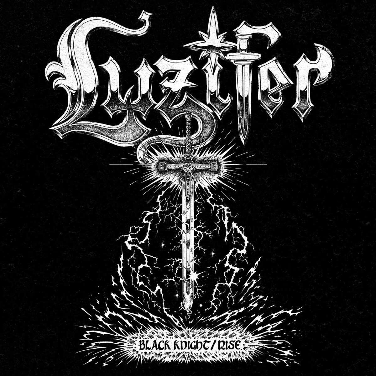 Luzifer Black Knight/Rise (Vinyl LP) 12" Album Coloured Vinyl