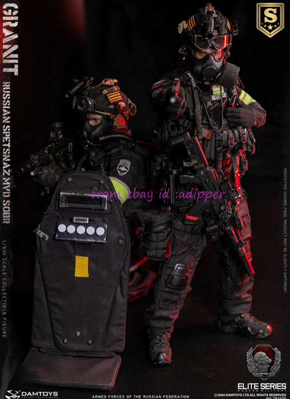 Perfect Damtoys 78013s 1/6 Russian Spetsnaz Mvd Sobr Granit