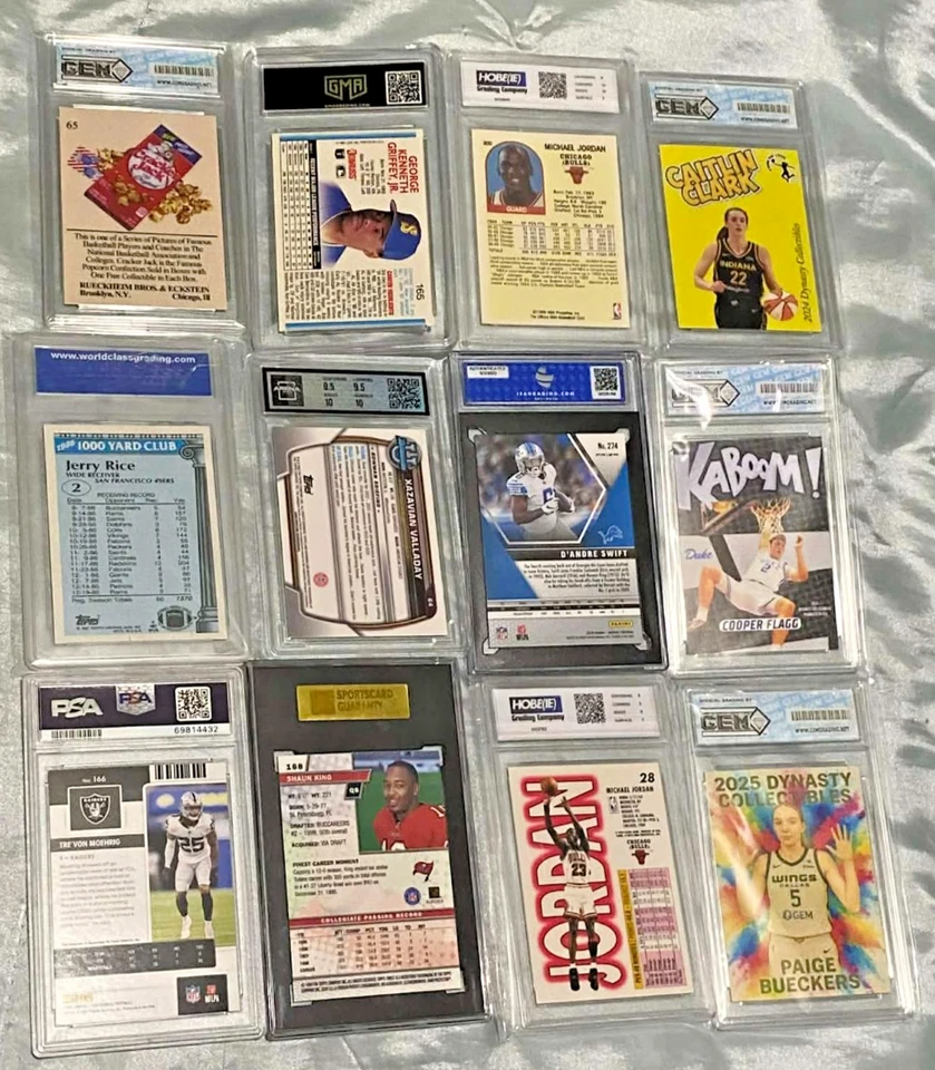 Jordan, Burkers, Brink, Flagg, Caitlin Clark, Rice, Griffey Jr, Swift 12 grados (2) Foto 2 de 2