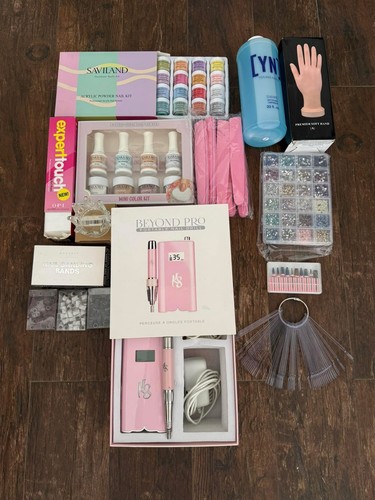 Kiara Sky Beyond Pro Portable Professional Electric Nail Drill + extra supplies 