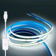 A 5V USB LED Light Strip, COB LED Strip Lights, White 5V LED Lights, Small LED S