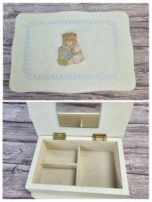 Vintage precious bear Bear Jewelry Box READ DESCRIPTION 