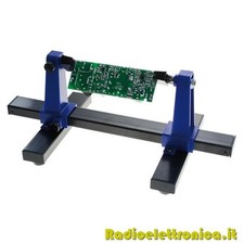 Morsa reggischeda per riparazione PCB, inclinazione regolabile.