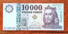 Hungary 10 000 Forint 2019. P# 206 Unc