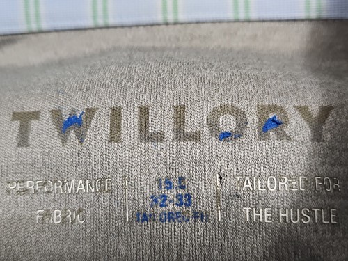 Camicia Twillory Performance the Hustle Windowpane con bottoni L/S taglia 15,5 - Foto 6 di 14
