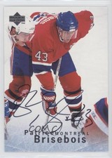 1995-96 Upper Deck Be a Player Auto Patrice Brisebois #S44 Auto 9lz