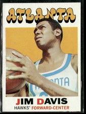 1971-72 Topps Jim Davis Atlanta Hawks #97