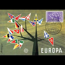 Carte maximum v6 - n° 1358 - Europa