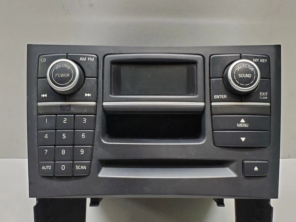 Equipo receptor de radio audio XC90 2008 con moldura negra OEM 30722808 Foto 2 de 4