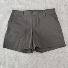 The North Face Parker Shorts Girls Med 10 12 Olive Green New Taupe NWOT