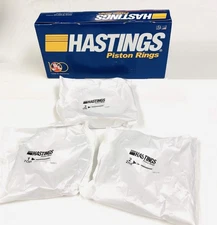 HASTINGS Moly Piston Rings Set SHALLOW for 1987-1996 Chevy 350/5.7L STANDARD