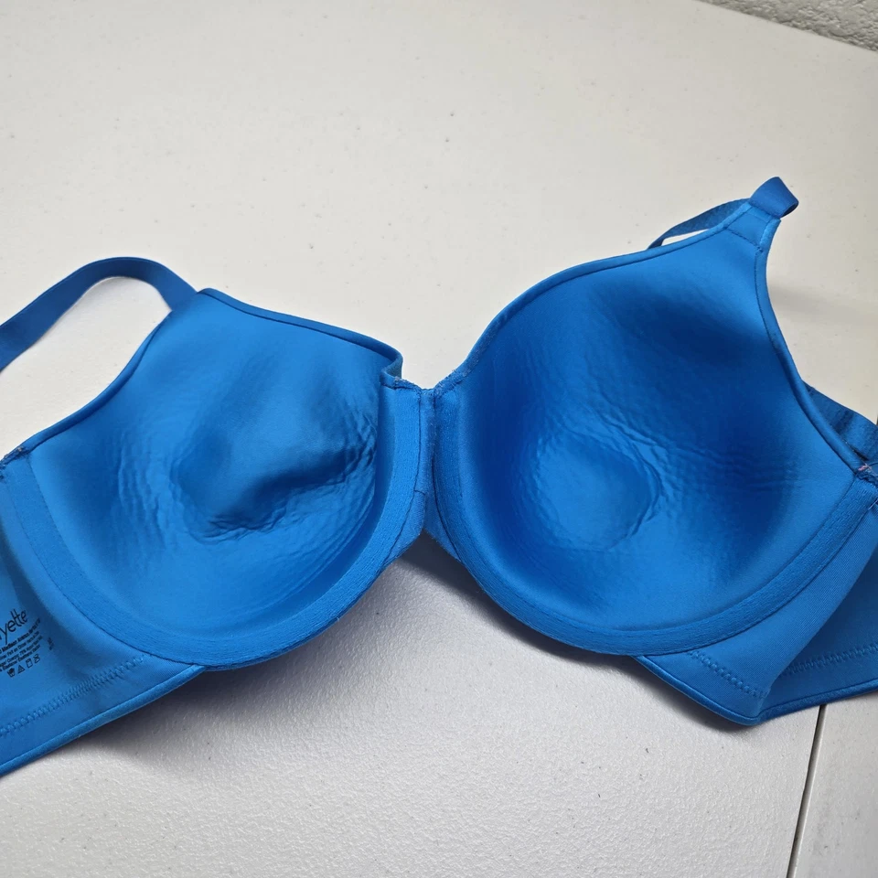 Sujetador Lilyette para mujer 36D azul camiseta con aros correa ajustable Foto 4 de 4