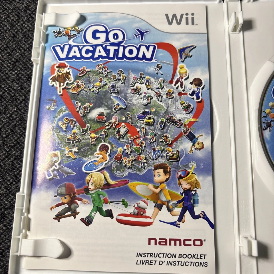 Go Vacation (Nintendo Wii, 2011) Complete CIB - Image 4 of 4