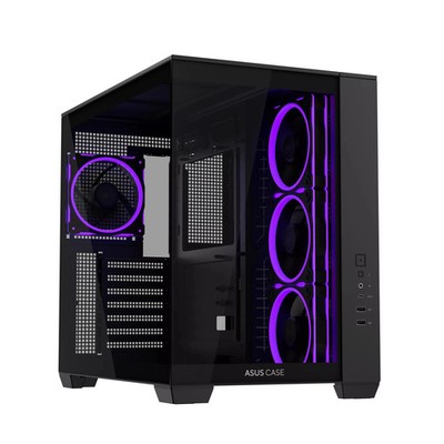 ASUS A32 PLUS TG ARGB ATX Midi-Tower Gaming Gehäuse Schwarz