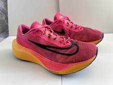 Nike Zoom Fly 5 UK11.5 EU47 Running Trainers Sports Shoes Pink Flyknit Free Post