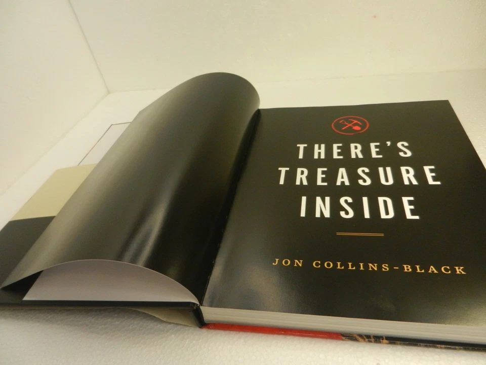 There's Treasure Inside: A Treasure Hunt by Jon Collins-Black Hardback IN HAND Foto 4 de 4