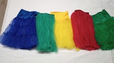 Lot 5 Multi Colored Used Skirt Dancewear Size Adult Small Medium