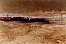 1960s British Rail Steam Loco Carlisle 45156 45342 Railway Slide Ref 901