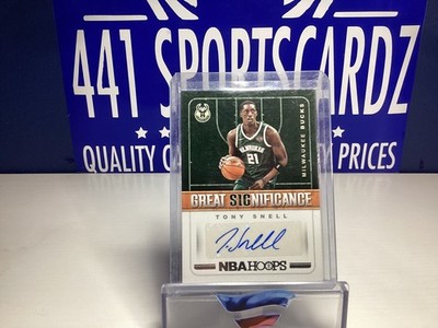 Tony Snell 2018-19 Panini NBA Hoops Great SIGnificance #GS-TSN Auto (N61)