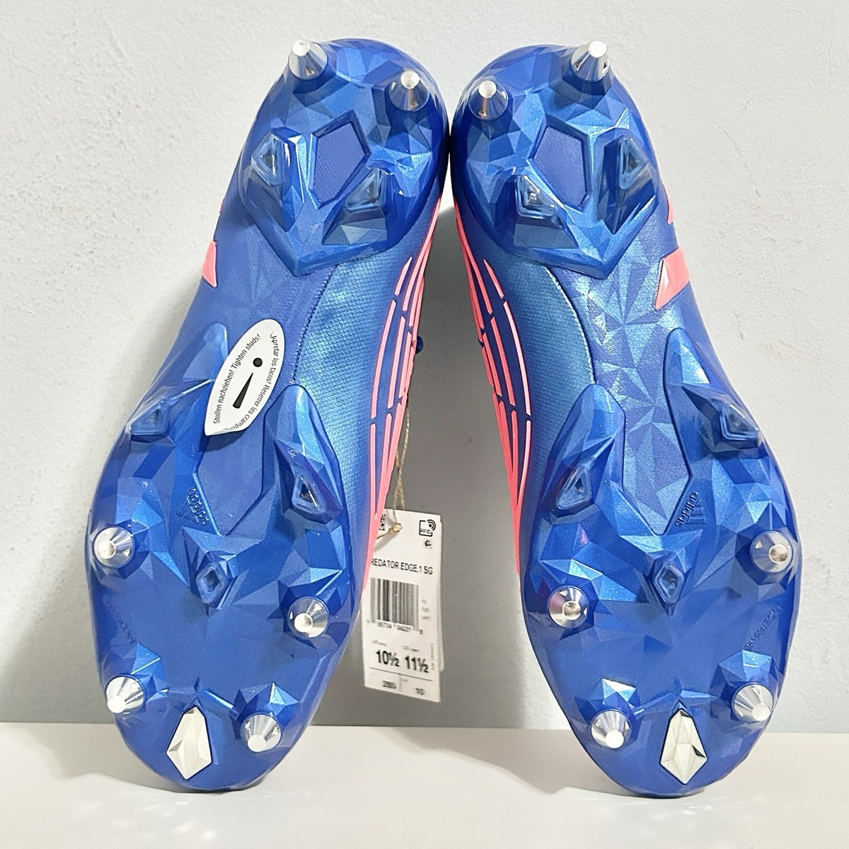 Adidas Predator Edge.1 SG “Hi-Res Blue Turbo” Men display picture 2