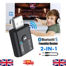 Bluetooth Adapter Transmitter and Receiver for TV PC Audio Transmitter 3.5mm