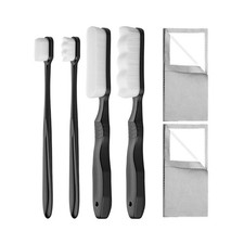 6 Pieces Silver Polishing Cloth Easy to Use Jewelry Cleaning Brush