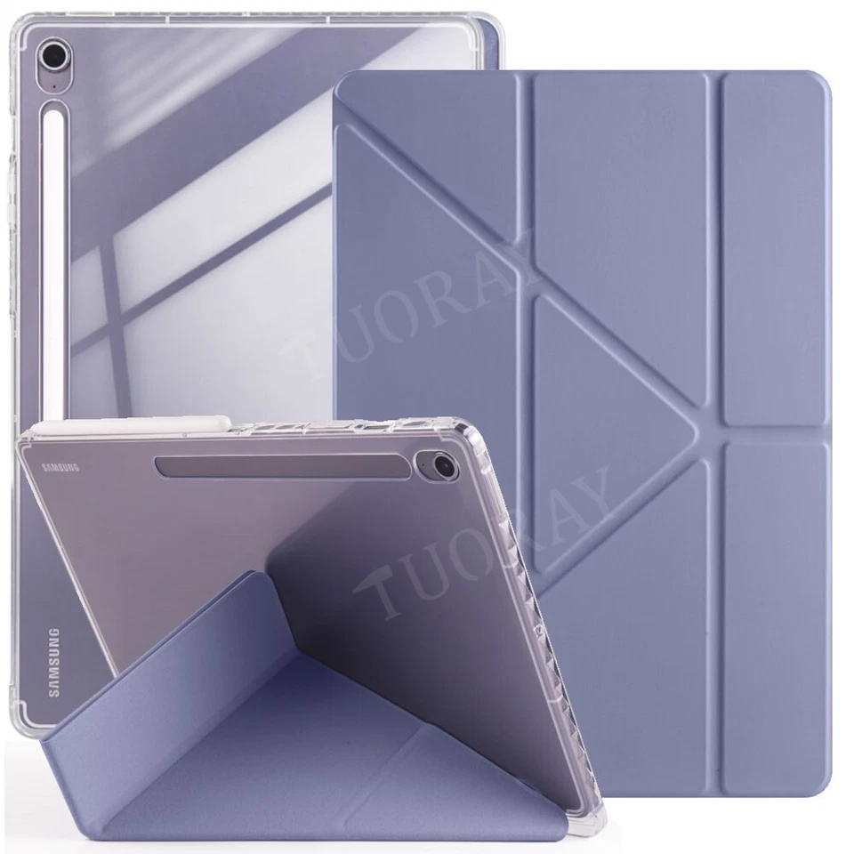 For Samsung Galaxy Tab A9 A9+ A8 S8 S9 FE S10+ Shockproof Case Flip Stand Cover - Image 3 of 4