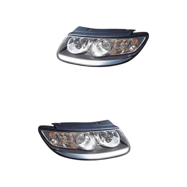Halogen Scheinwerfer Set Links & Rechts H7 FüR Hyundai Santa Fé Ii-image