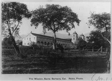 Photo:The Mission, Santa Barbara, California 1890