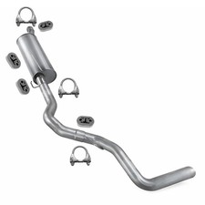 Stainless Steel Exhaust Muffler W Tail Pipe Kit Fits 03-09 Dodge Ram 2500 5.7l