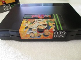 BASEBALL STARS 2 NEO GEO AES DOGTAG ENGLISH COMPLETE CIB AUTHENTIC SNK RARE