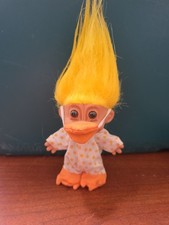 Easter Duck Troll - 5" Russ Vintage Troll Doll with Yellow Hair