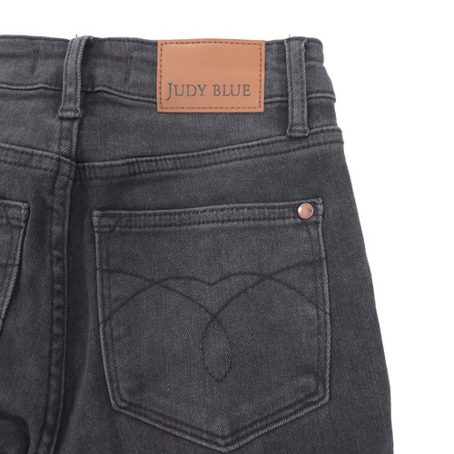 Judy Blue Boot Cut Button Zip Denim Medium Wash Jeans Womens Size 0/24R Black - Picture 4 of 8