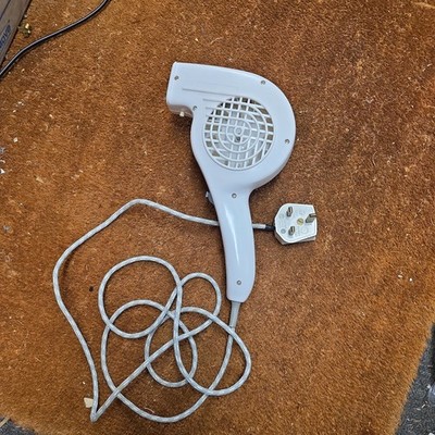 Vintage 1960's Morphy Richards white Noiseless Hair Dryer / Hairdryer