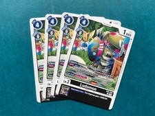 Ludomon EX6-038 Playset Infernal Ascension Digimon Card Game x4
